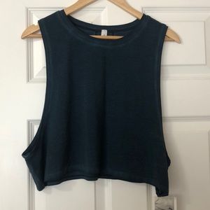 lululemon cropped muscle tank